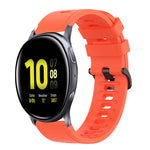 20mm Solid Color Soft Silicone Watch Band, For Samsung Galaxy Watch Active 2 44mm, For Samsung Galaxy Watch 42mm