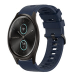 20mm Solid Color Soft Silicone Watch Band, For Garmin Garminmove Style, For Garmin Forerunner 645 Music
