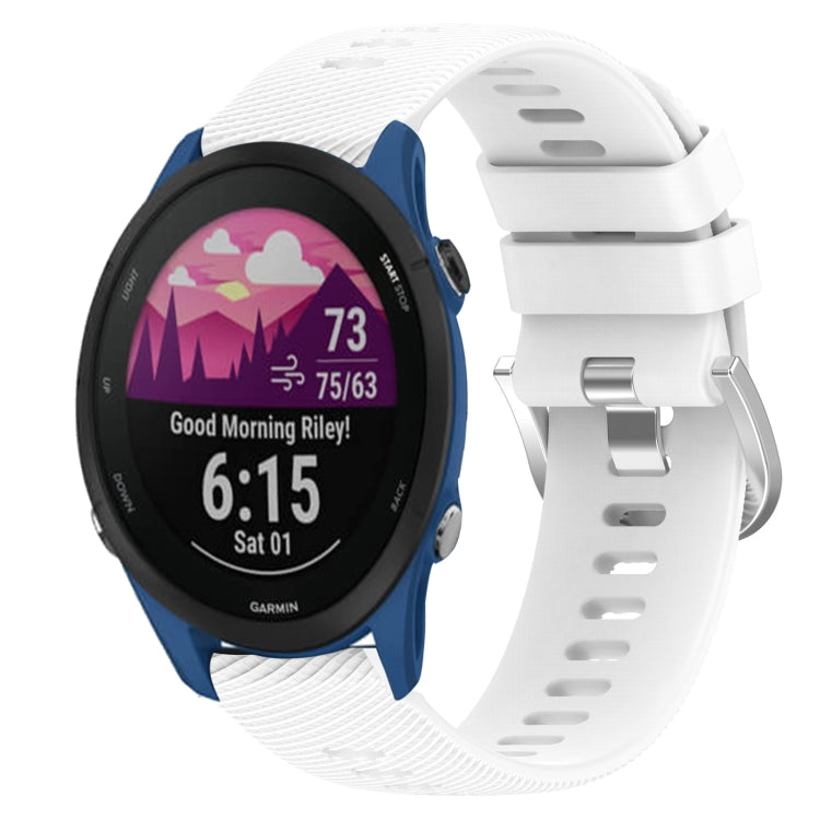 18mm Solid Color Silicone Watch Band, For Garmin Forerunner 255S, For Garmin Venu 2S, For Garmin Vivomove 3S, For Garmin Vivoactive 4S