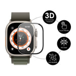 ENKAY 3D Weiche PC-Kante PMMA Bildschirmfolie Für Apple Watch Ultra / Ultra 2 / Ultra 3 49mm, 1 Stück, 2 Stück, 5 Stück, 10 Stück