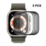 ENKAY 3D Weiche PC-Kante PMMA Bildschirmfolie Für Apple Watch Ultra / Ultra 2 / Ultra 3 49mm, 1 Stück, 2 Stück, 5 Stück, 10 Stück