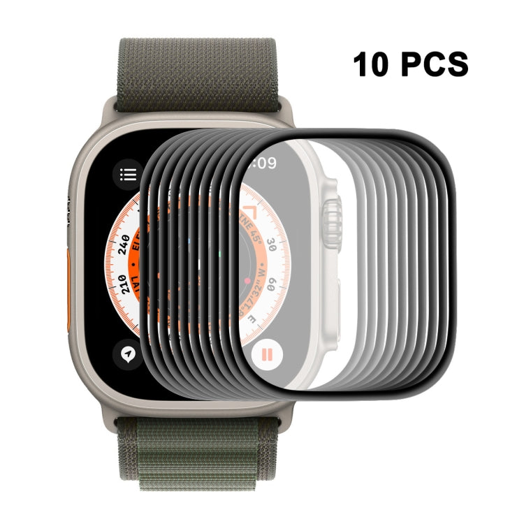 ENKAY 3D Weiche PC-Kante PMMA Bildschirmfolie Für Apple Watch Ultra / Ultra 2 / Ultra 3 49mm, 1 Stück, 2 Stück, 5 Stück, 10 Stück