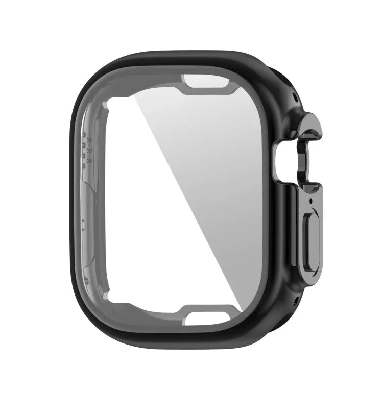ENKAY galvanisierte, weiche TPU-Schutzhülle mit Displayschutzfolie für Apple Watch Ultra 3 / 2 / 1 49 mm
