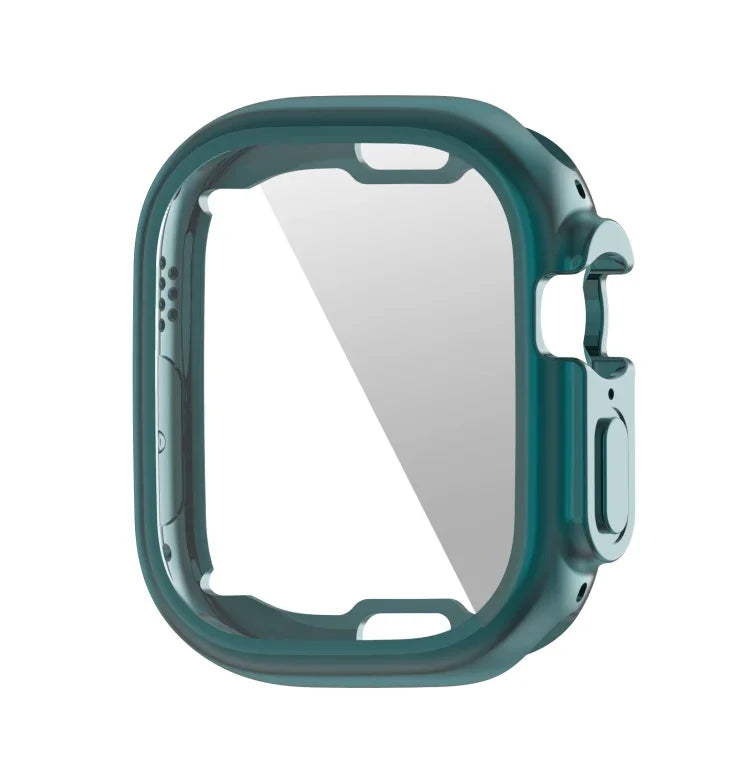 ENKAY galvanisierte, weiche TPU-Schutzhülle mit Displayschutzfolie für Apple Watch Ultra 3 / 2 / 1 49 mm