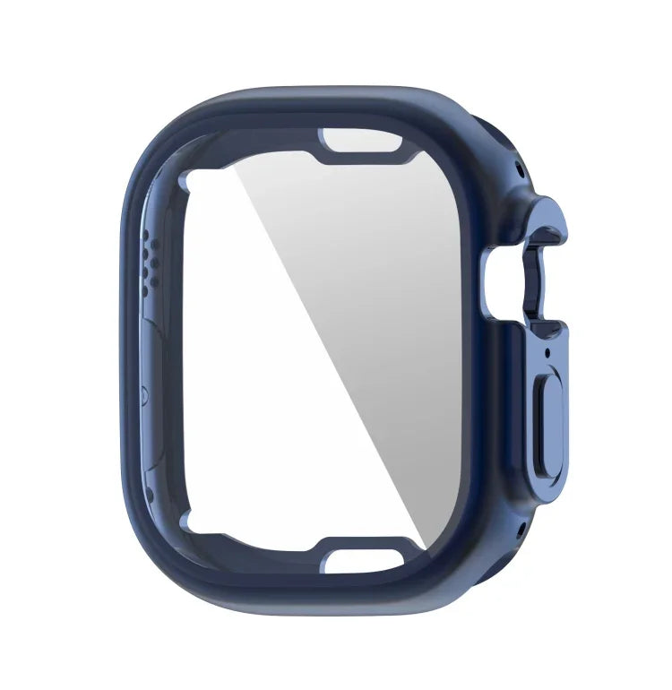 ENKAY galvanisierte, weiche TPU-Schutzhülle mit Displayschutzfolie für Apple Watch Ultra 3 / 2 / 1 49 mm