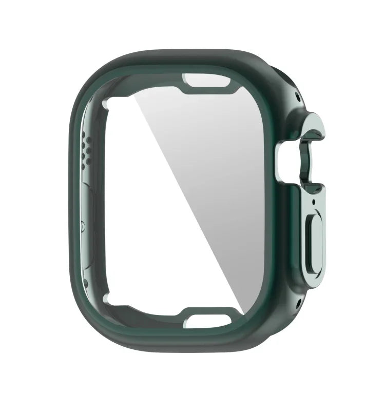 ENKAY galvanisierte, weiche TPU-Schutzhülle mit Displayschutzfolie für Apple Watch Ultra 3 / 2 / 1 49 mm