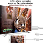 1080P HDMI Kabel Adapter USB zu HDTV Kabel, Dongle USB Stecker + USB Buchse zu HDMI Stecker 1080P HDTV Spiegelungskabel für Telefon/Tablet und mehr Streaming Sharing