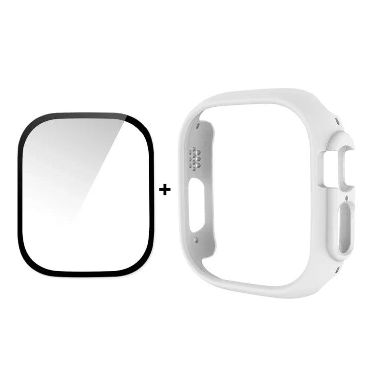 ENKAY 2-in-1 PC-Hülle + vollflächige 9H-Schutzglasfolie für Apple Watch Ultra 3 / 2 / 1 (49 mm)