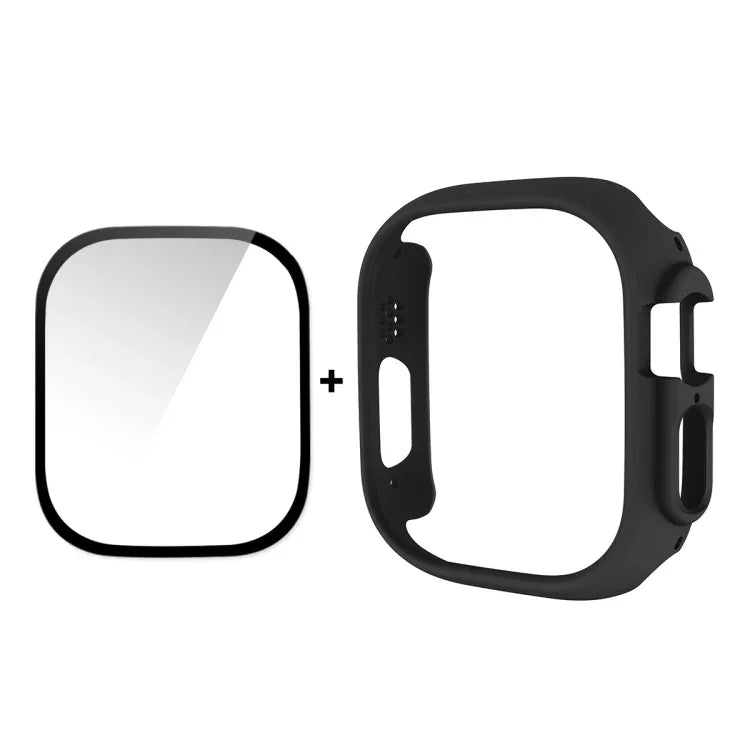 ENKAY 2-in-1 PC-Hülle + vollflächige 9H-Schutzglasfolie für Apple Watch Ultra 3 / 2 / 1 (49 mm)