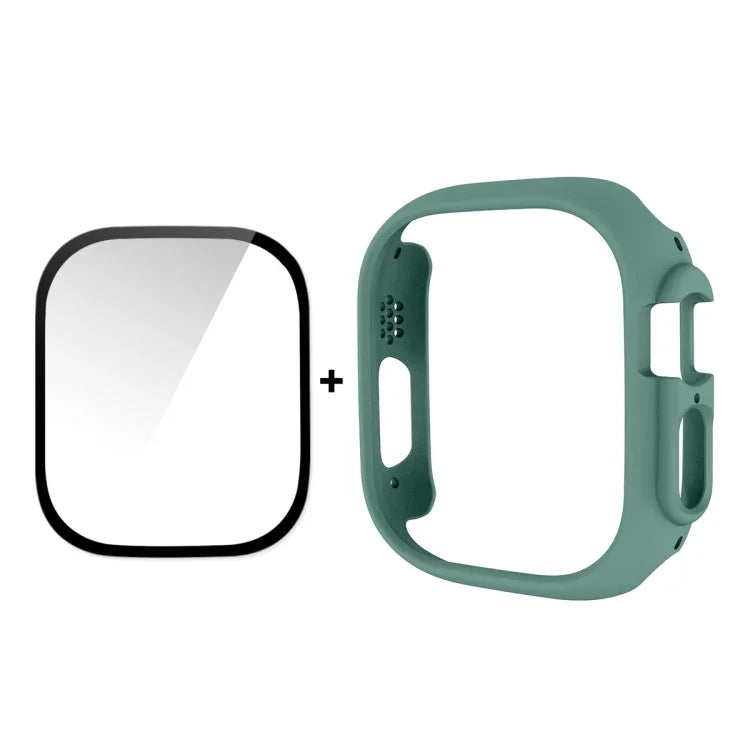 ENKAY 2-in-1 PC-Hülle + vollflächige 9H-Schutzglasfolie für Apple Watch Ultra 3 / 2 / 1 (49 mm)