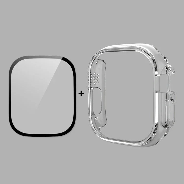 ENKAY 2-in-1 PC-Hülle + vollflächige 9H-Schutzglasfolie für Apple Watch Ultra 3 / 2 / 1 (49 mm)
