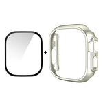 ENKAY 2-in-1 PC-Hülle + vollflächige 9H-Schutzglasfolie für Apple Watch Ultra 3 / 2 / 1 (49 mm)