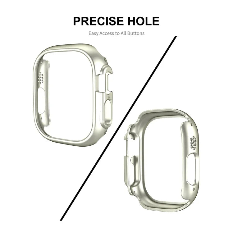 ENKAY 2-in-1 PC-Hülle + vollflächige 9H-Schutzglasfolie für Apple Watch Ultra 3 / 2 / 1 (49 mm)