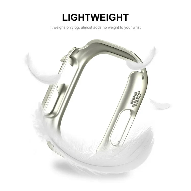 ENKAY 2-in-1 PC-Hülle + vollflächige 9H-Schutzglasfolie für Apple Watch Ultra 3 / 2 / 1 (49 mm)