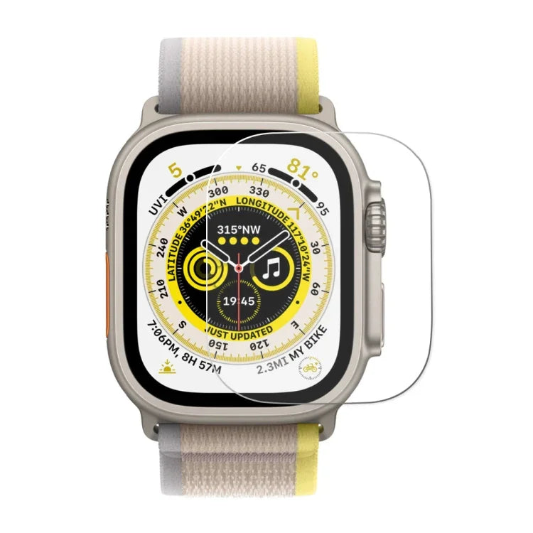 Für Apple Watch Ultra 1 / 2 / 3 49 mm ENKAY 0,2 mm 9H Schutzglas-Schutzfolie, 1 Stück, 2 Stück, 5 Stück, 10 Stück