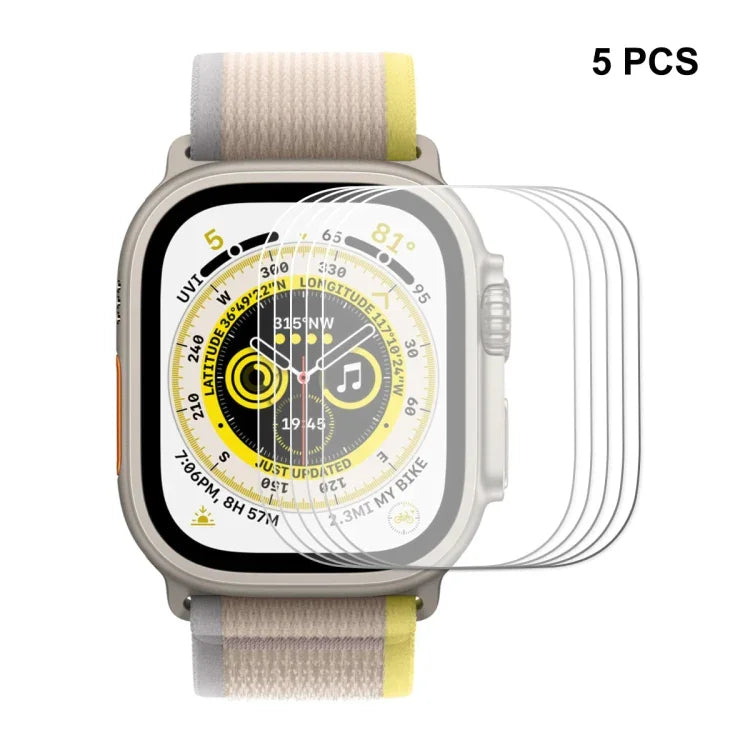 Für Apple Watch Ultra 1 / 2 / 3 49 mm ENKAY 0,2 mm 9H Schutzglas-Schutzfolie, 1 Stück, 2 Stück, 5 Stück, 10 Stück