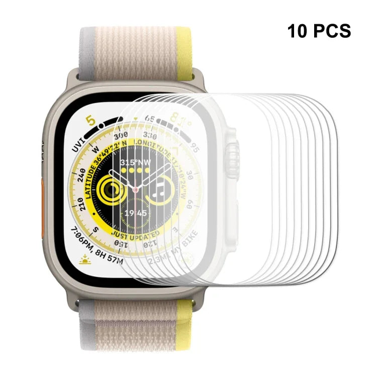 Für Apple Watch Ultra 1 / 2 / 3 49 mm ENKAY 0,2 mm 9H Schutzglas-Schutzfolie, 1 Stück, 2 Stück, 5 Stück, 10 Stück