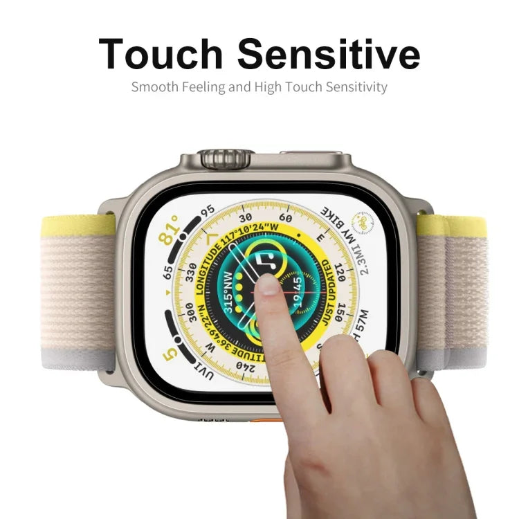 Für Apple Watch Ultra 1 / 2 / 3 49 mm ENKAY 9H Vollflächige Schutzfolie aus gehärtetem Glas, 1 Stück, 2 Stück, 5 Stück, 10 Stück