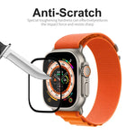 Für Apple Watch Ultra 1 / 2 / 3 49 mm ENKAY 9H Vollflächige Schutzfolie aus gehärtetem Glas, 1 Stück, 2 Stück, 5 Stück, 10 Stück