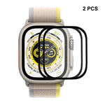 Für Apple Watch Ultra 1 / 2 / 3 49 mm ENKAY 9H Vollflächige Schutzfolie aus gehärtetem Glas, 1 Stück, 2 Stück, 5 Stück, 10 Stück