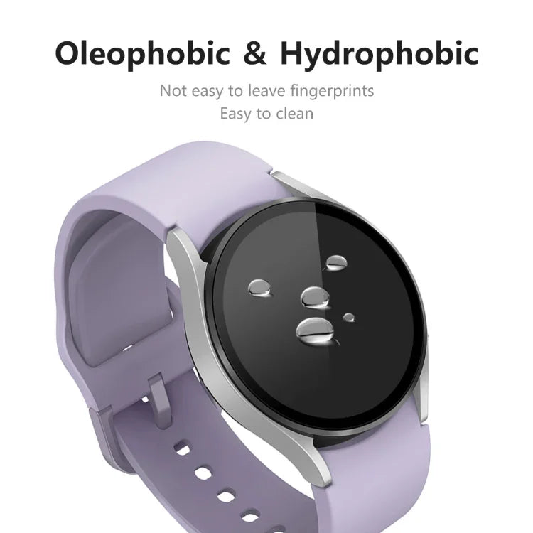 ENKAY 9H Schutzfolie aus gehärtetem Glas für Samsung Galaxy Watch5 40 mm (Vollabdeckung), erhältlich in den Größen 1 Stück, 2 Stück, 5 Stück und 10 Stück.