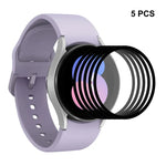 ENKAY 9H Schutzfolie aus gehärtetem Glas für Samsung Galaxy Watch5 40 mm (Vollabdeckung), erhältlich in den Größen 1 Stück, 2 Stück, 5 Stück und 10 Stück.