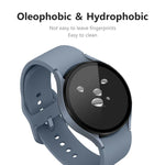 ENKAY 9H Schutzfolie aus gehärtetem Glas für Samsung Galaxy Watch5 44 mm (Vollabdeckung), erhältlich in den Größen 1 Stück, 2 Stück, 5 Stück und 10 Stück.