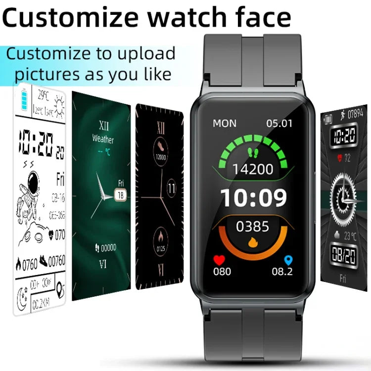 EP01 Smartwatch mit 1,47-Zoll-Farbbildschirm, unterstützt Herzfrequenz- und Blutdruckmessung