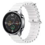 22mm Ocean Style Silicone Solid Color Watch Band, For Xiaomi MI Watch Color