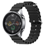 22mm Ocean Style Silicone Solid Color Watch Band, For Xiaomi MI Watch Color