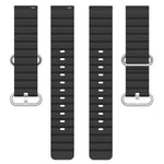 22 mm breites Silikonarmband im Ocean-Style, einfarbig, für Samsung Galaxy Watch3 (45 mm), Samsung Galaxy Watch (46 mm), Samsung Gear S3 Classic und Samsung Gear S3 Frontier