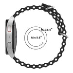 22 mm breites Silikonarmband im Ocean-Style, einfarbig, für Samsung Galaxy Watch3 (45 mm), Samsung Galaxy Watch (46 mm), Samsung Gear S3 Classic und Samsung Gear S3 Frontier