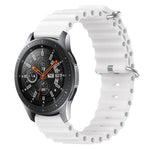 22 mm breites Silikonarmband im Ocean-Style, einfarbig, für Samsung Galaxy Watch3 (45 mm), Samsung Galaxy Watch (46 mm), Samsung Gear S3 Classic und Samsung Gear S3 Frontier