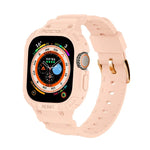 JUNSUNMAY Integrierte TPU-Hülle mit verstellbarem elastischem Armband für Apple Watch Ultra 3 / 2 / 1 (49 mm)