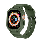 JUNSUNMAY Integrierte TPU-Hülle mit verstellbarem elastischem Armband für Apple Watch Ultra 3 / 2 / 1 (49 mm)