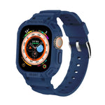 JUNSUNMAY Integrierte TPU-Hülle mit verstellbarem elastischem Armband für Apple Watch Ultra 3 / 2 / 1 (49 mm)