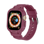 JUNSUNMAY Integrierte TPU-Hülle mit verstellbarem elastischem Armband für Apple Watch Ultra 3 / 2 / 1 (49 mm)