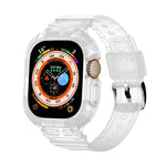 JUNSUNMAY Integrierte TPU-Hülle mit verstellbarem elastischem Armband für Apple Watch Ultra 3 / 2 / 1 (49 mm)