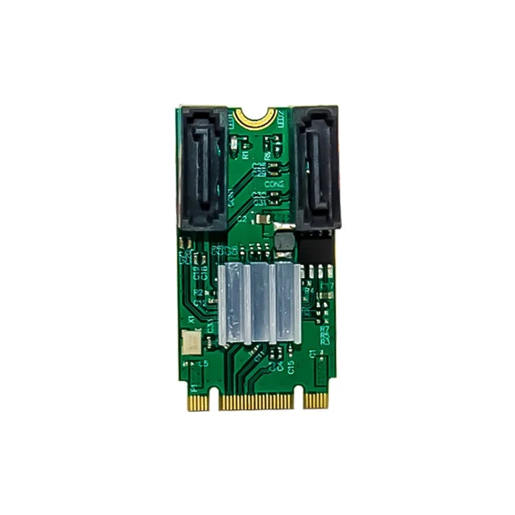 ST551 6-Gbit/s-PCIe-B+M-Key-zu-2-Port-SATA-3.0-Karte, M.2-zu-Dual-SATA-Adapter, ST551