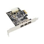 ST23 PCI Express 3-Port Firewire 1394B &amp; 1394A PCIe 1.1 x1 Karte, ST23