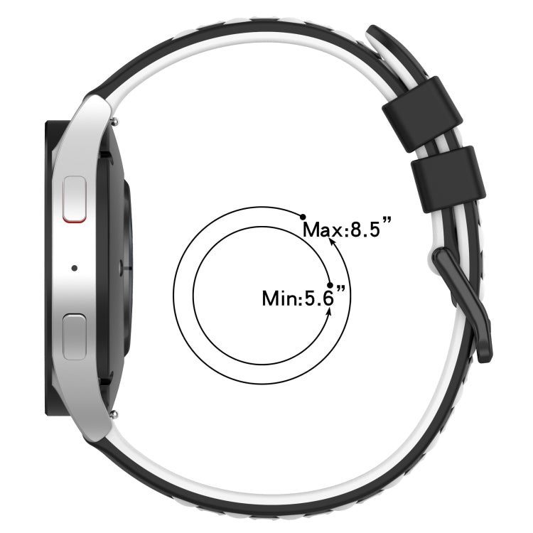 22mm Two-Color Porous Silicone Watch Band, For Huawei Watch 3 Pro New