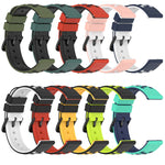 22mm Two-Color Porous Silicone Watch Band, For Amazfit 3, For Amazfit GTR 47mm