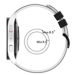 22mm zweifarbiges Silikon-Armband, Für Samsung Galaxy Watch Active2 44mm, Für Samsung Galaxy Watch 42mm