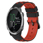22mm Two-Color Silicone Watch Band, For Garmin Garminmove Style, For Garmin Forerunner 645 Music