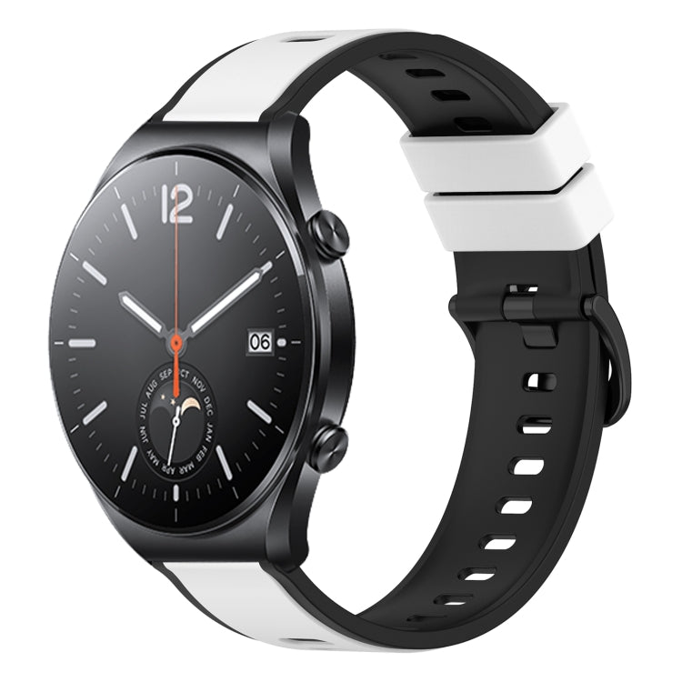 22mm Two-Color Silicone Watch Band, For Xiaomi MI Watch S1, For Xiaomi MI Watch S1 Pro, For Xiaomi MI Watch Color 2, For Xiaomi MI Watch Sport