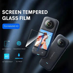 Für Insta360 X3 STARTRC 2 Stück transparente, gebogene HD-Schutzfolie, für Insta360 X3