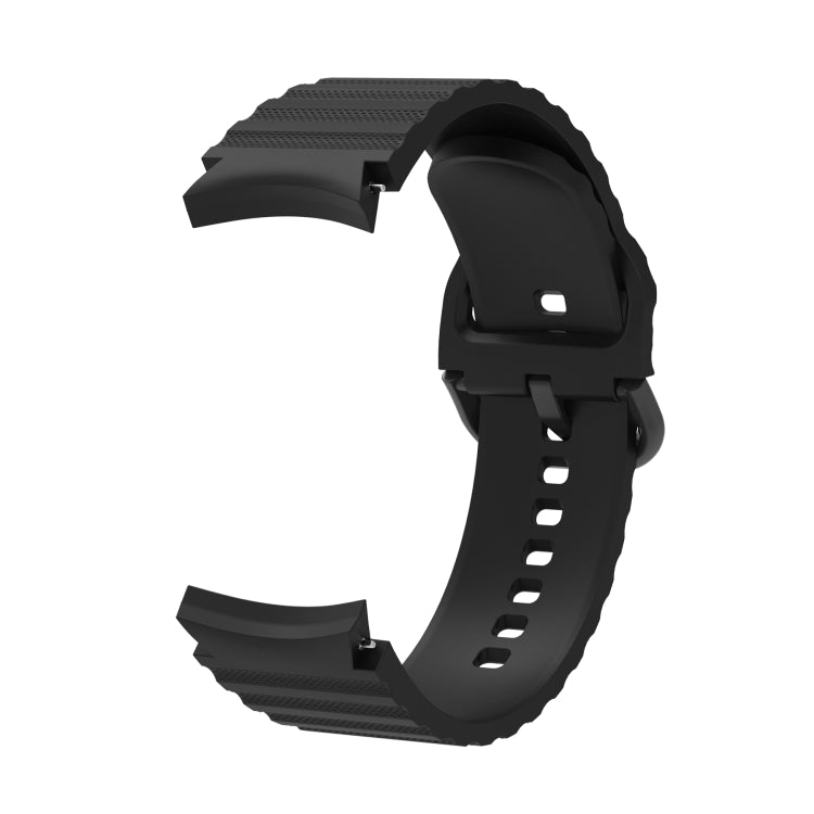 Wellenförmig gepunktetes, reinfarbiges Schnallen-Silikon-Uhrenarmband, für Samsung Galaxy Watch 5 / 5 Pro, für Samsung Galaxy Watch 4