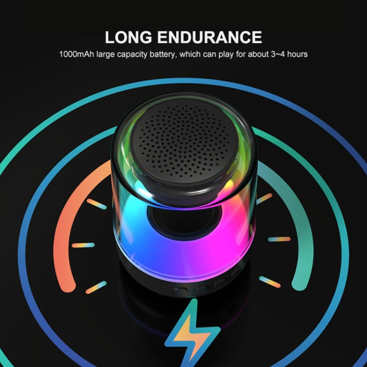 ENKAY Hat-Prince Tragbarer RGB-Licht Wireless Bluetooth Lautsprecher, S, L