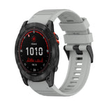 26mm Horizontal Texture Silicone Watch Band with Removal Tool, For Garmin Fenix 7X, For Garmin Fenix 7X Solar, For Garmin Tactix Delta, For Garmin Enduro, For Garmin Fenix 6X, For Garmin Fenix 6X Pro