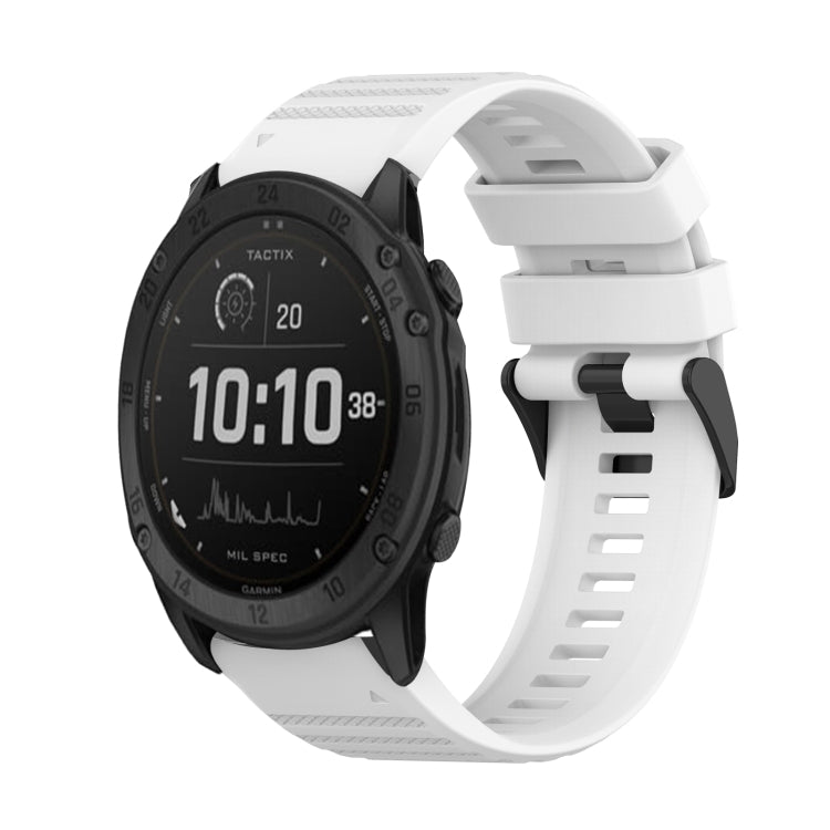 26mm Horizontal Texture Silicone Watch Band with Removal Tool, For Garmin Fenix 7X, For Garmin Fenix 7X Solar, For Garmin Tactix Delta, For Garmin Enduro, For Garmin Fenix 6X, For Garmin Fenix 6X Pro